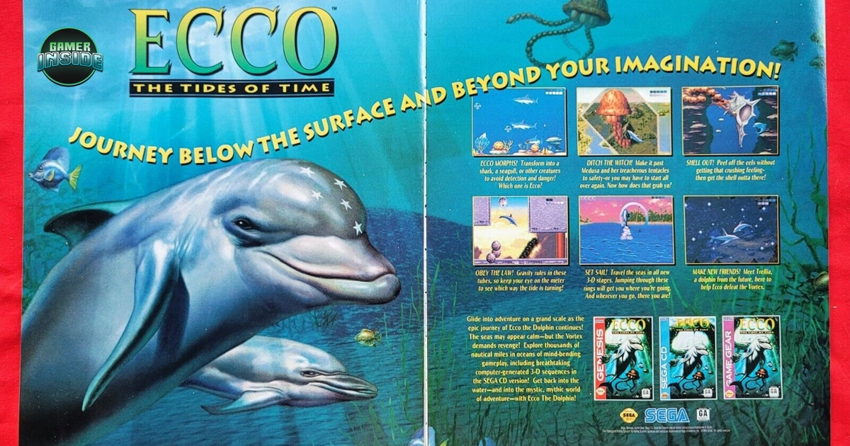 Sega จดเครื่องหมายการค้าใหม่ ลุ้นคืนชีพ Ecco the Dolphin หลังหายไป 25 ปี