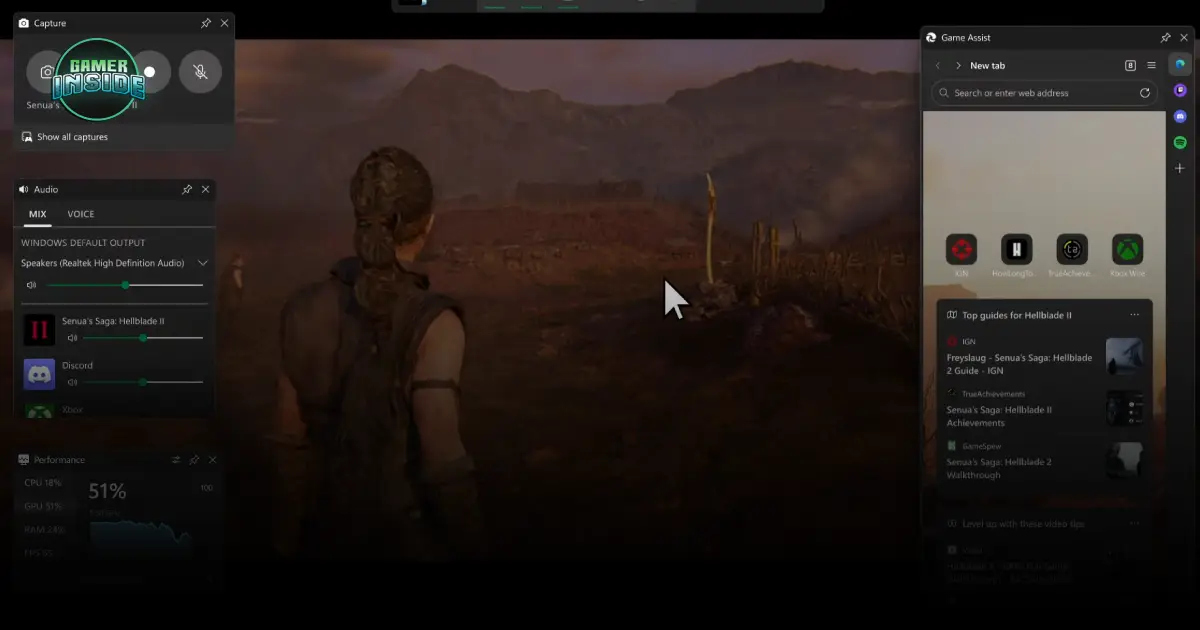 Microsoft Edge เพิ่มฟีเจอร์ "Game Assist" เอาใจ PC Gamer โชว์ไกด์-ทริคบนจอ คล้าย Steam Overlay