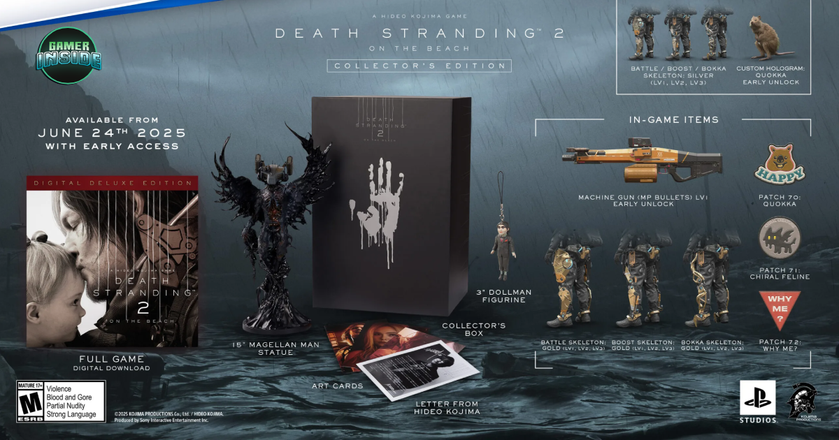 DS2 Collectors Edition ประกาศออกมาละลายทรัพย์แล้ว ของสะสมและ Item ในเกมเพียบ