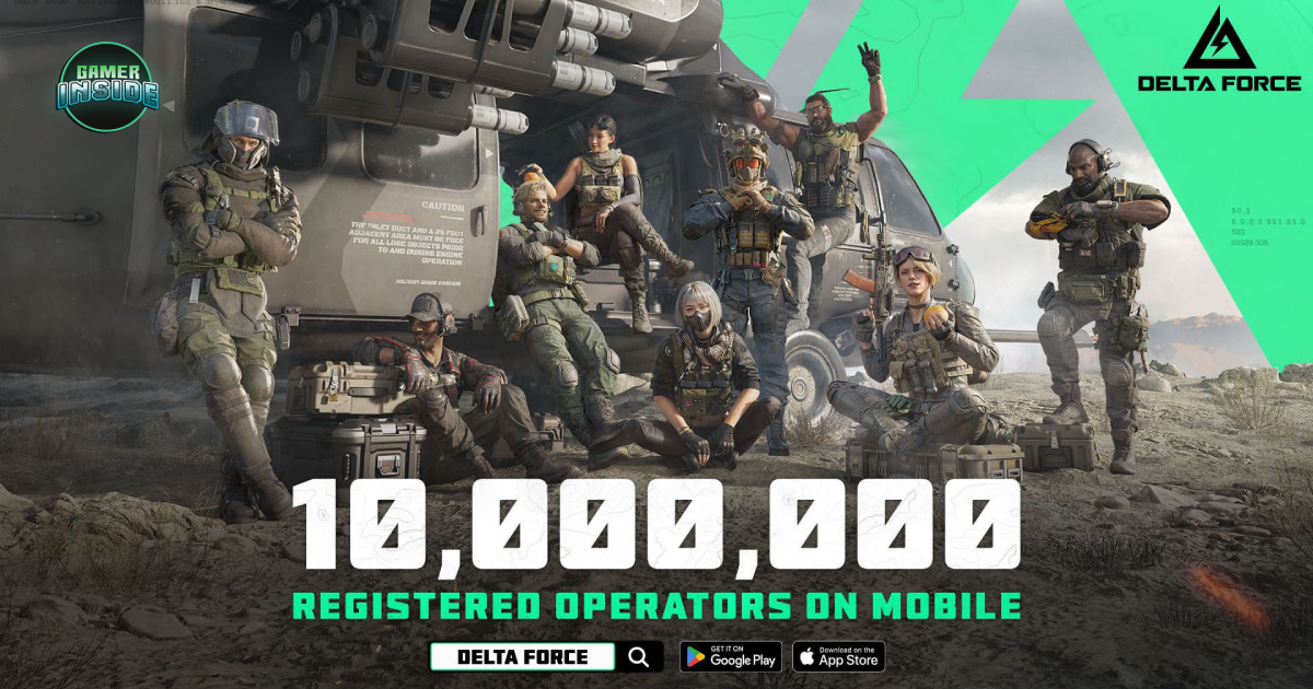 Delta Force เวอร์ชันมือถือ ยอดผู้เล่นทะลุ 10 ล้านใน 4 วัน จัดกิจกรรมฉลอง