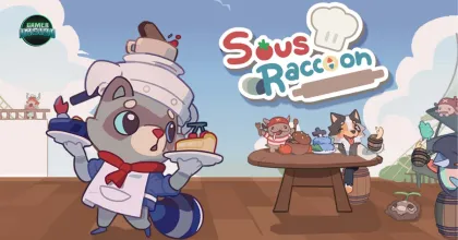 Sous Racoon เกมแรคคูนน้อยผู้ช่วยเชฟ จัดการอาหาร ปกป้องลูกค้าจากสัตว์ประหลาด และเอาใจเชฟ!