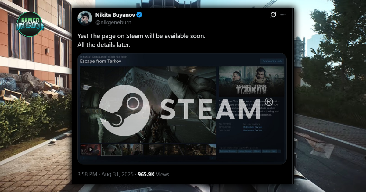 ยืนยันจากหัวหน้า Battlestate Games เกม Escape From Tarkov ที่จะอยู่บนร้าน Steam มีอยู่จริง