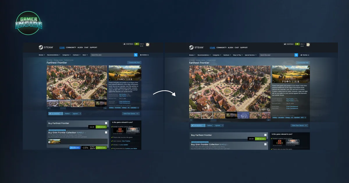 หน้าร้านค้า Steam กว้างขึ้นแล้ว Valve เผยทดสอบแม้กระทั่งบน iPod เก่า