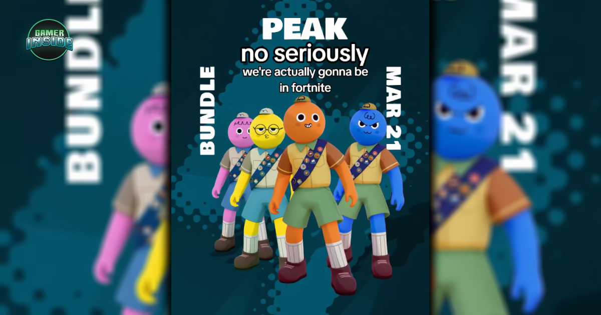 มาแน่ไม่ต้องลุ้น! Aggro Crab ประกาศกร้าวสกิน PEAK บุกสมรภูมิ Fortnite 21 มีนาคมนี้