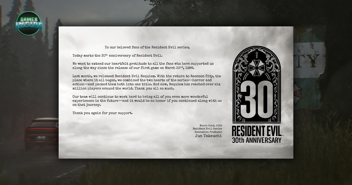 ฉลองครบรอบ 30 ปี! Jun Takeuchi ส่งสารขอบคุณแฟน Resident Evil ทั่วโลก และชื่นชม RE Requiem