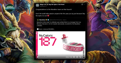 ทีมพัฒนา Slay the Spire 2 แซวขำขัน ชวนผู้เล่นสนับสนุน 'เกมอินดี้ฟอร์มเล็ก' อย่าง Marathon