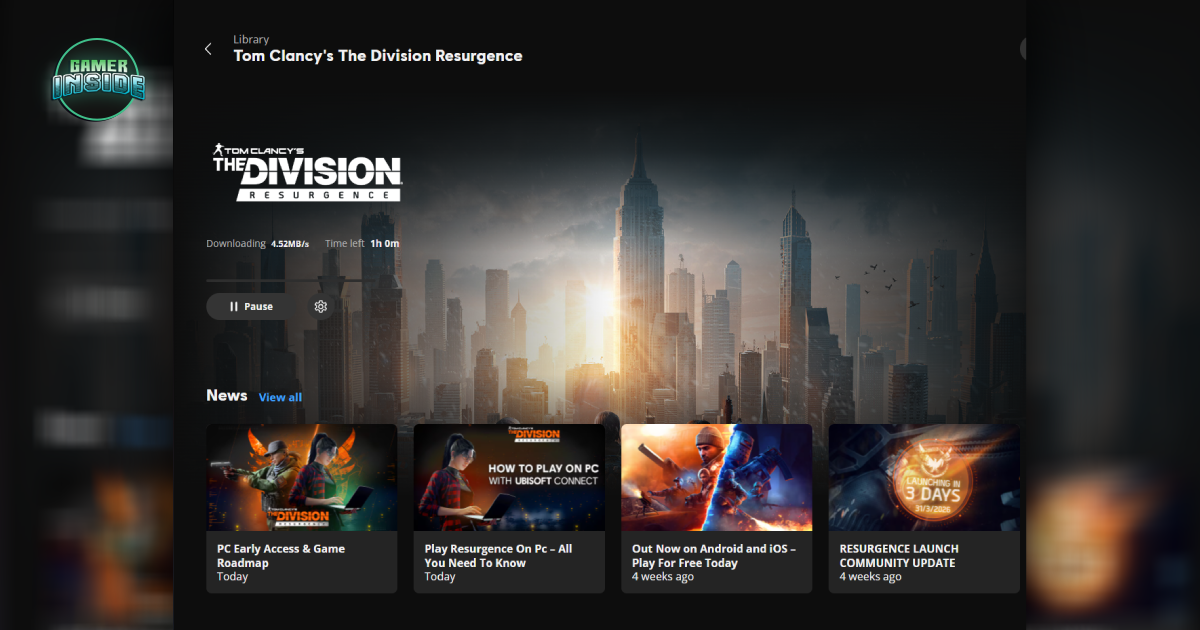 เซอร์ไพรส์! Ubisoft แอบปล่อย The Division Resurgence ลง PC ให้เล่นฟรีแบบไม่ให้ซุ่มให้เสียง