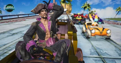 Goro Majima ในร่างกัปตันโจรสลัด เตรียมซิ่งป่วนสนาม Sonic Racing: CrossWorlds อัปเดตฟรี 29 เมษายนนี้