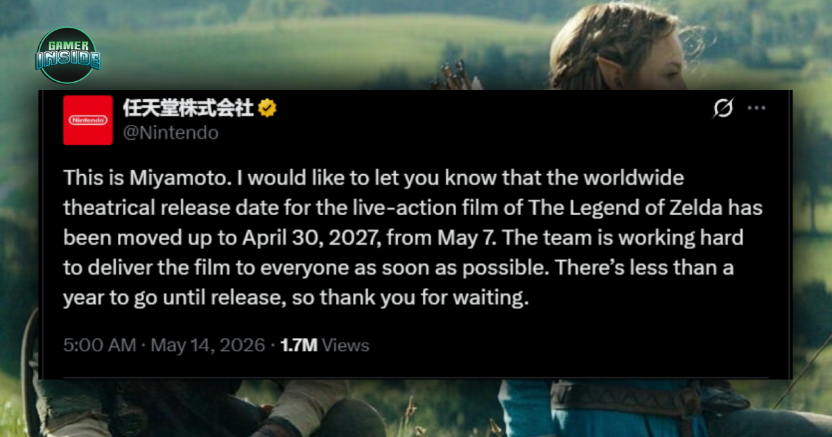 แฟนเกมเฮ! ภาพยนตร์คนแสดง The Legend of Zelda เลื่อนฉายเร็วขึ้นเป็น 30 เมษายน 2027