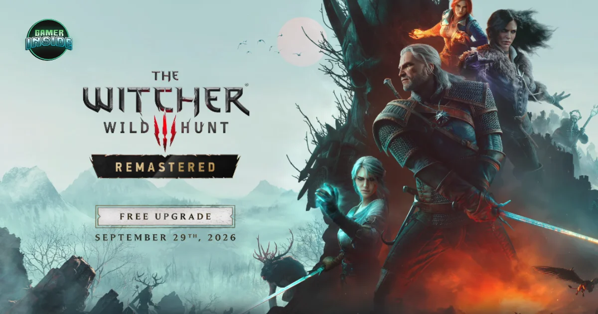 CD Projekt Red ประกาศเปิดตัว The Witcher 3 Remastered อัปเกรดฟรี 29 กันยายนนี้
