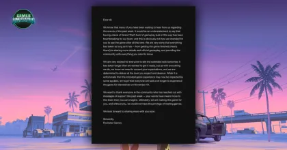 Rockstar Games ออกแถลงการณ์เปิดใจกรณี GTA VI หลุด ยืนยันเดินหน้าเตรียมปล่อยข้อมูลชุดใหญ่