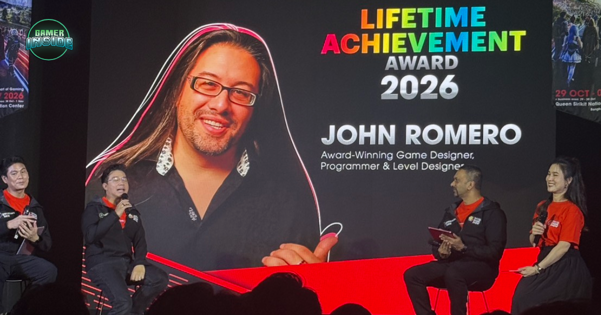 ตำนานผู้สร้าง DOOM รับรางวัล Lifetime Achievement Award ในงาน Gamescom asia x Thailand Game Show