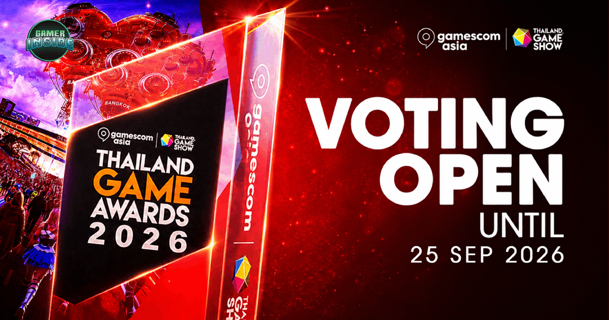โค้งสุดท้าย! Thailand Game Awards 2026 ชวนคอเกมร่วมโหวต 14 สาขา เฟ้นหา Game of the Year ปี 2026