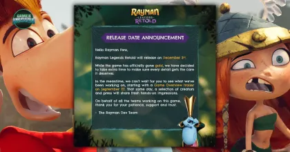 Ubisoft ประกาศเลื่อนวางขาย Rayman Legends Retold ไปเป็น 3 ธันวาคมนี้เพื่อขัดเกลาเกมเพิ่มอีกนิด