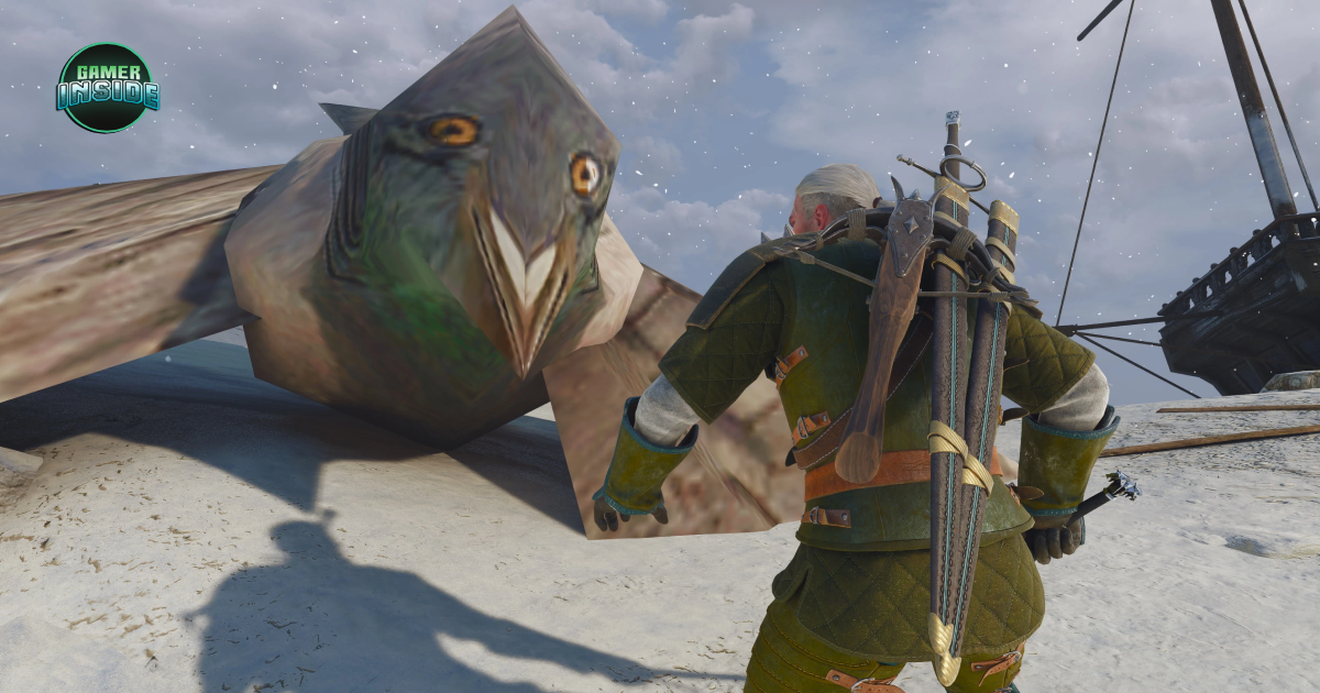 ม็อดสุดปั่น The Witcher 3 เปลี่ยนบอส Griffin ในเกมให้กลายเป็น 'Low-Poly Pigeon' เพื่อแก้แค้นผู้เล่น